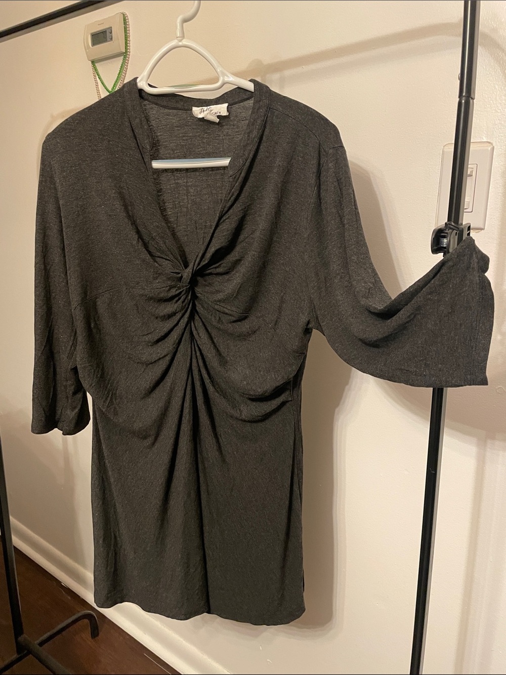 Legacy Dark Gray Knit Top